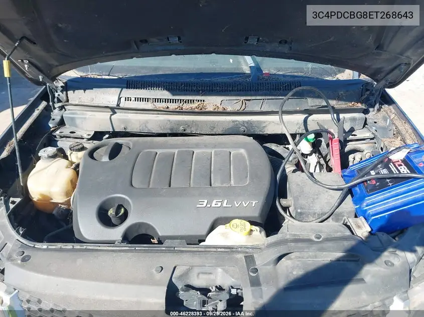 2014 DODGE JOURNEY VIN 3C4PDCBG8ET268643 — фото 10