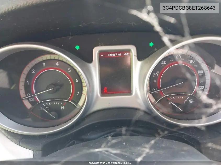 2014 DODGE JOURNEY VIN 3C4PDCBG8ET268643 — фото 7
