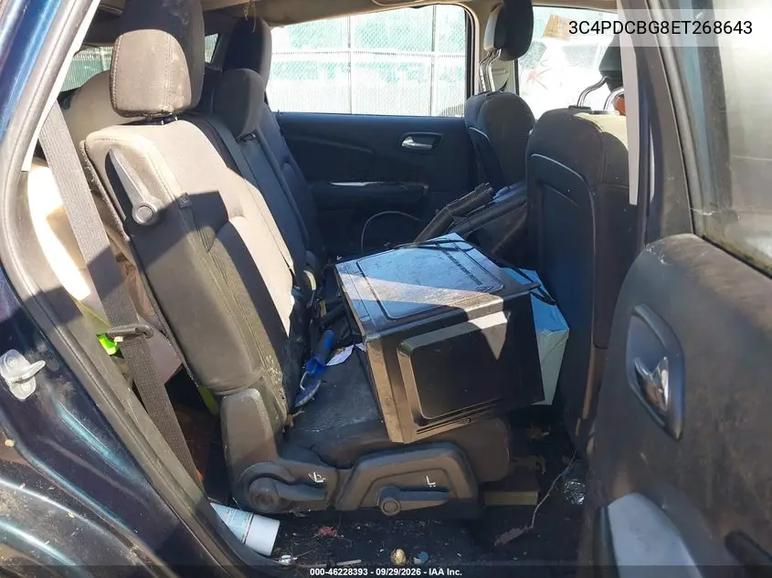2014 DODGE JOURNEY VIN 3C4PDCBG8ET268643 — фото 8