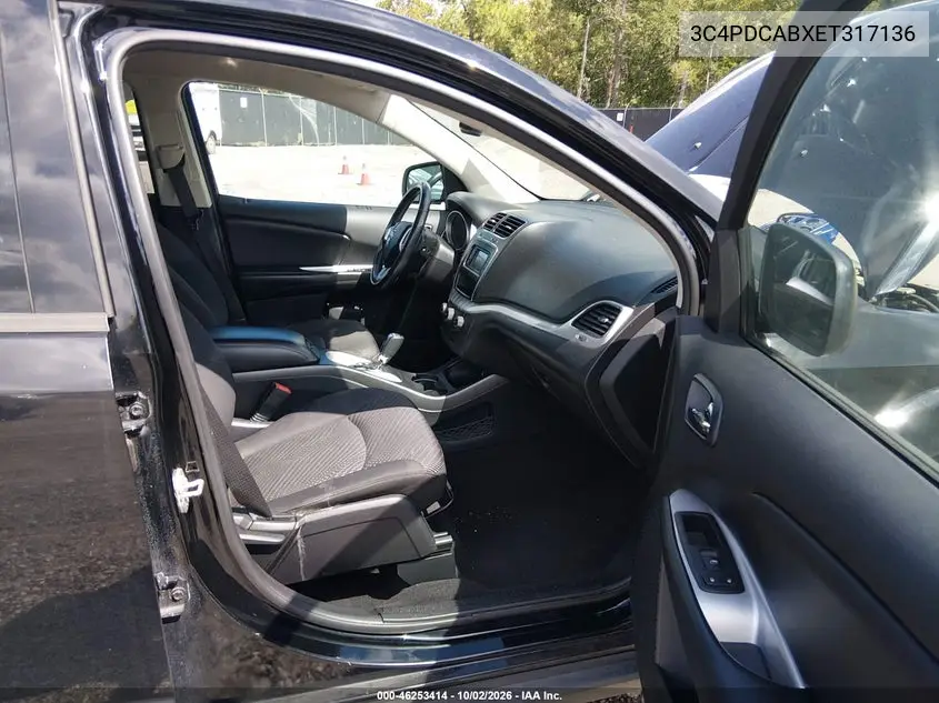 2014 DODGE JOURNEY VIN 3C4PDCABXET317136 — фото 5
