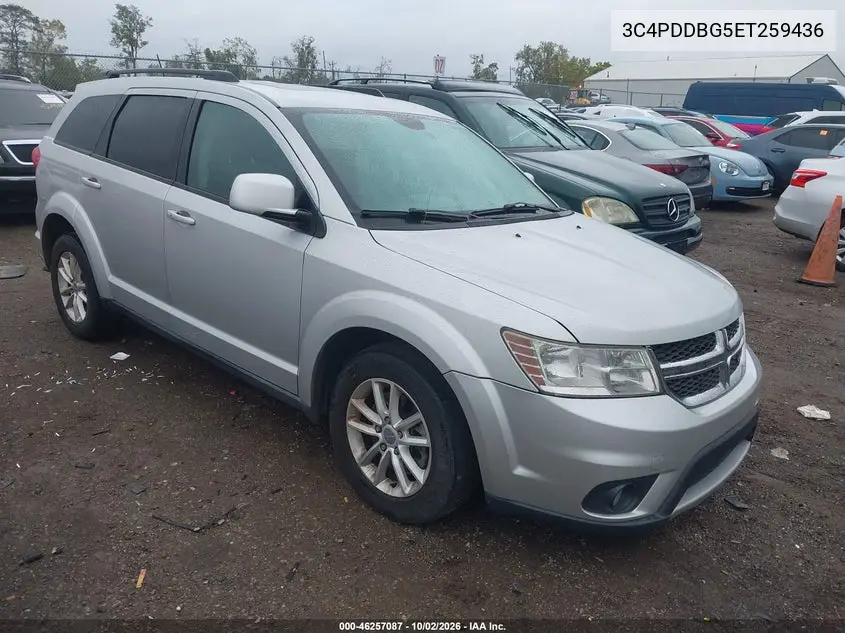 DODGE JOURNEY 2014, VIN 3C4PDDBG5ET259436