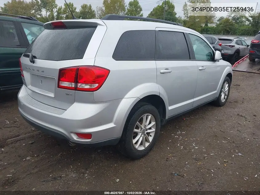 2014 DODGE JOURNEY VIN 3C4PDDBG5ET259436 — фото 4