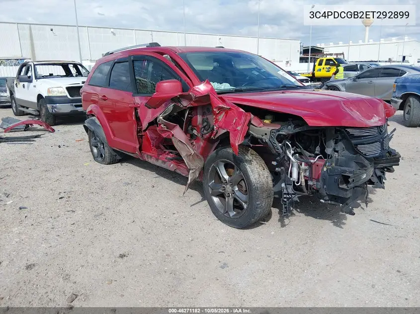 DODGE JOURNEY 2014, VIN 3C4PDCGB2ET292899