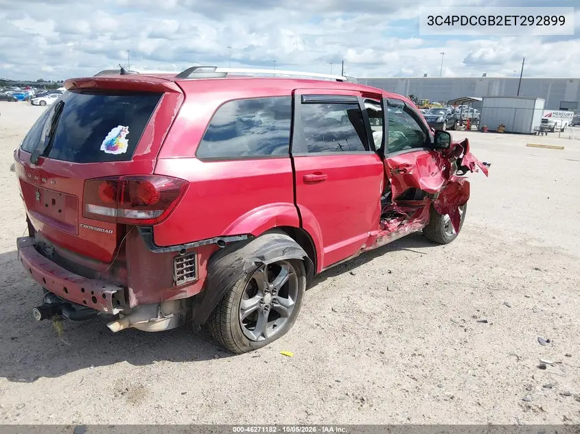 2014 DODGE JOURNEY VIN 3C4PDCGB2ET292899 — фото 4