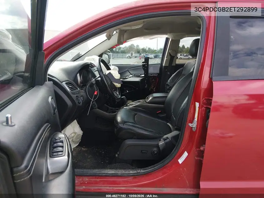 2014 DODGE JOURNEY VIN 3C4PDCGB2ET292899 — фото 5