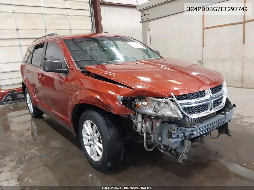 DODGE JOURNEY 2014, VIN 3C4PDDBG7ET297749