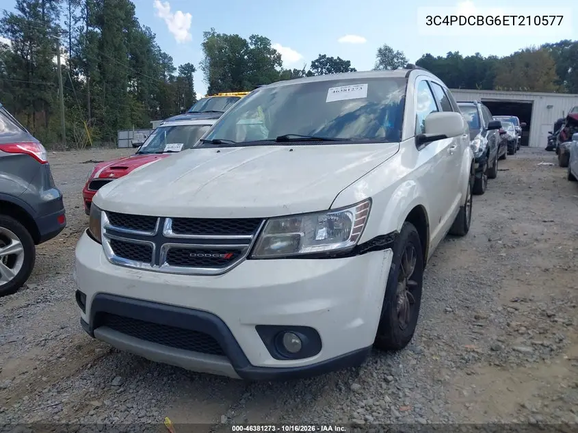 2014 DODGE JOURNEY VIN 3C4PDCBG6ET210577 — фото 2