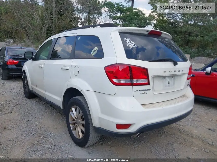 2014 DODGE JOURNEY VIN 3C4PDCBG6ET210577 — фото 3