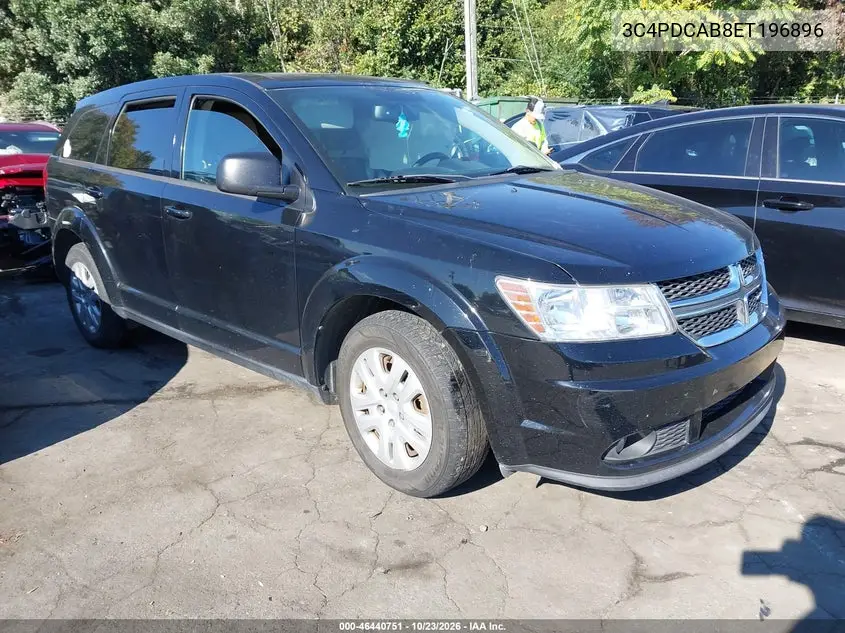 DODGE JOURNEY 2014, VIN 3C4PDCAB8ET196896