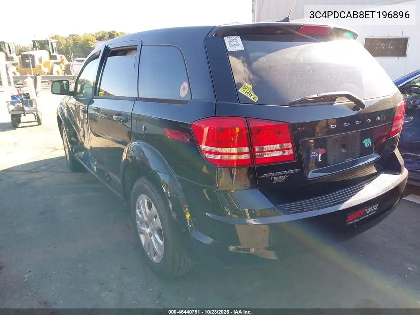 2014 DODGE JOURNEY VIN 3C4PDCAB8ET196896 — фото 3