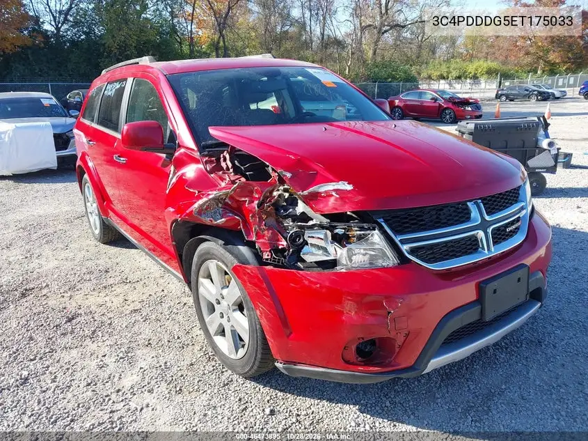 DODGE JOURNEY 2014, VIN 3C4PDDDG5ET175033