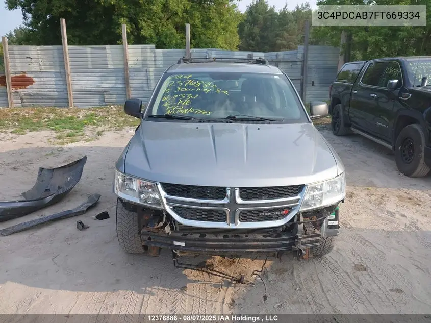 2015 DODGE JOURNEY VIN 3C4PDCAB7FT669334 — фото 13