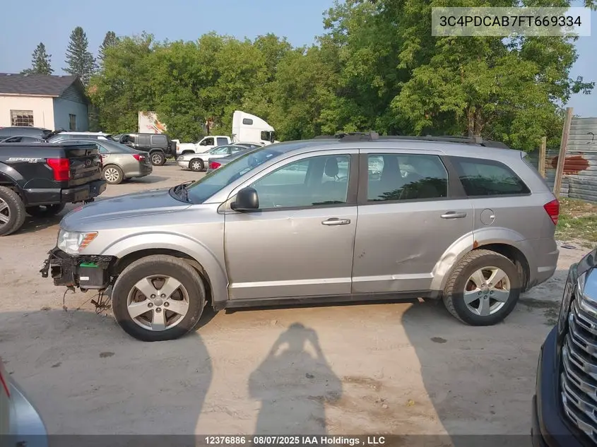 2015 DODGE JOURNEY VIN 3C4PDCAB7FT669334 — фото 15