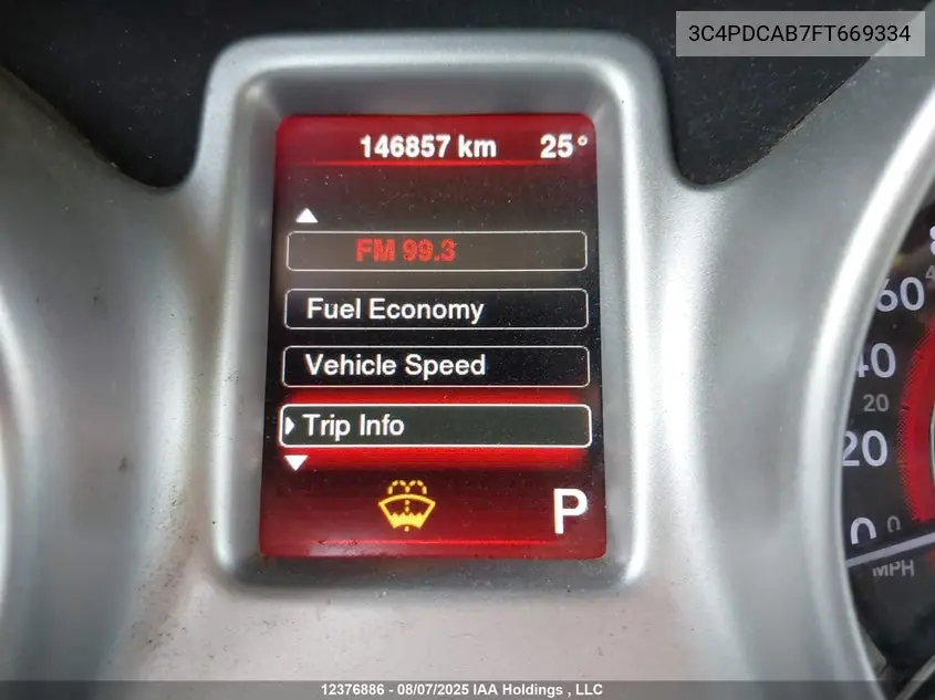 2015 DODGE JOURNEY VIN 3C4PDCAB7FT669334 — фото 16
