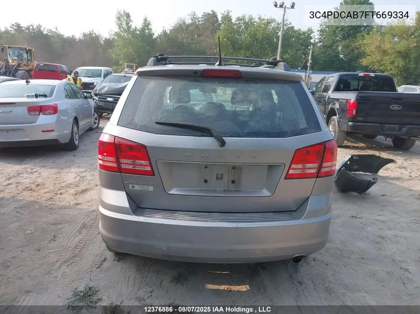 2015 DODGE JOURNEY VIN 3C4PDCAB7FT669334 — фото 17