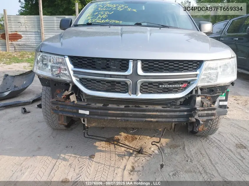 2015 DODGE JOURNEY VIN 3C4PDCAB7FT669334 — фото 6