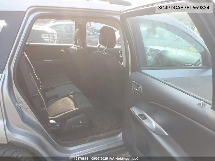 2015 DODGE JOURNEY VIN 3C4PDCAB7FT669334 — фото 8