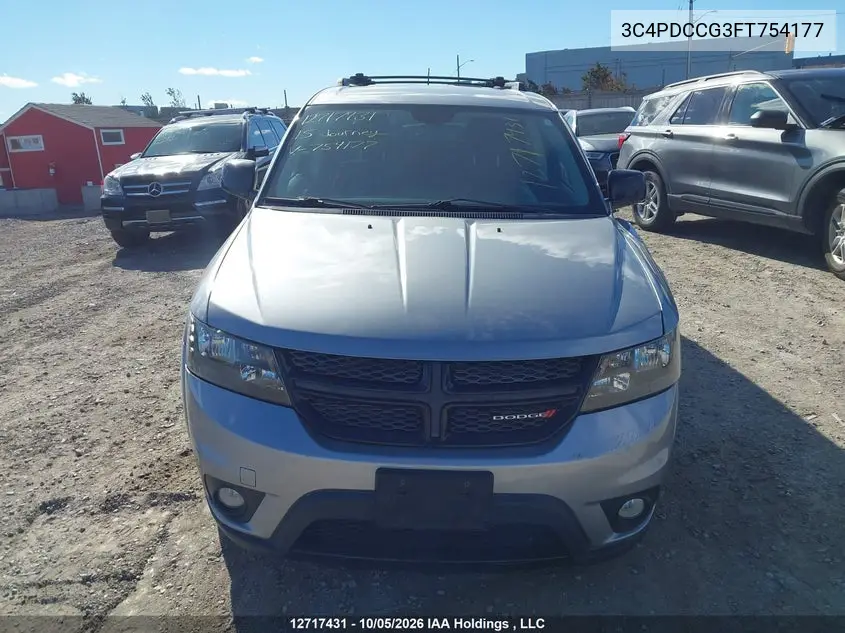 2015 DODGE JOURNEY VIN 3C4PDCCG3FT754177 — фото 12