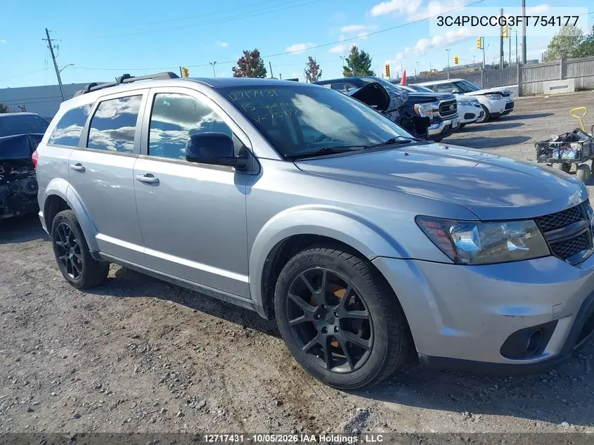 2015 DODGE JOURNEY VIN 3C4PDCCG3FT754177 — фото 13