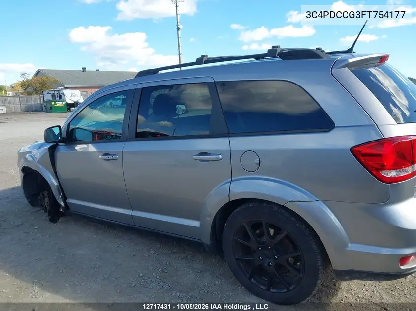 2015 DODGE JOURNEY VIN 3C4PDCCG3FT754177 — фото 14
