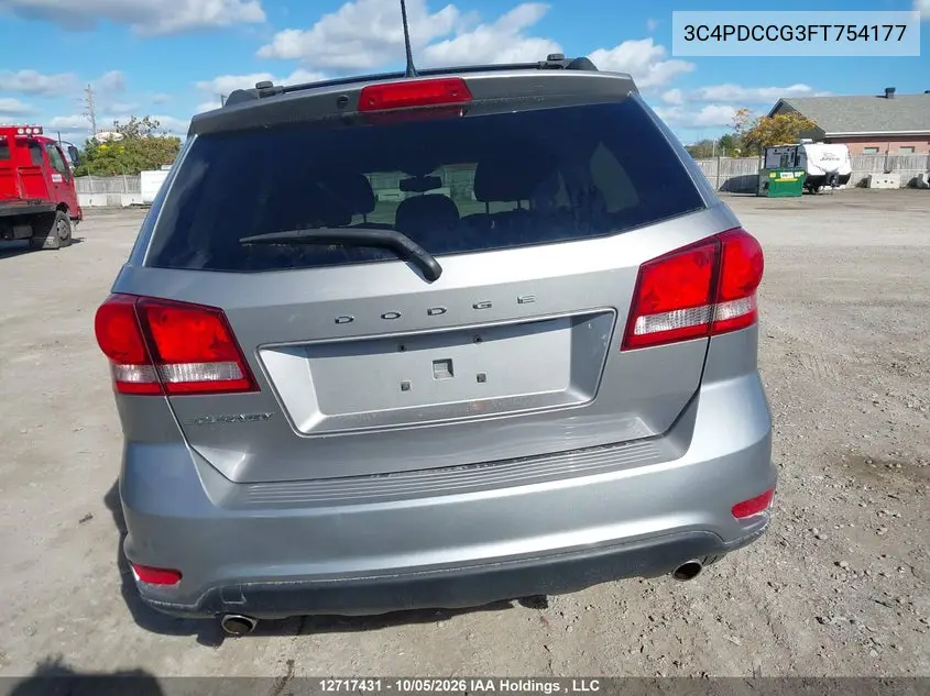 2015 DODGE JOURNEY VIN 3C4PDCCG3FT754177 — фото 16