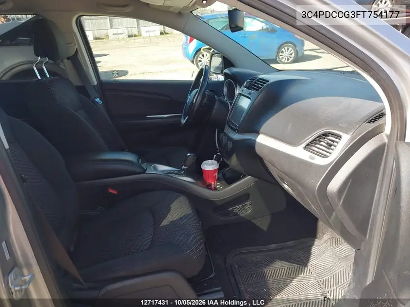 2015 DODGE JOURNEY VIN 3C4PDCCG3FT754177 — фото 5