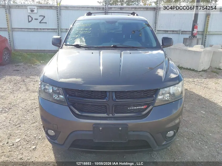 2015 DODGE JOURNEY VIN 3C4PDCCG6FT754254 — фото 12