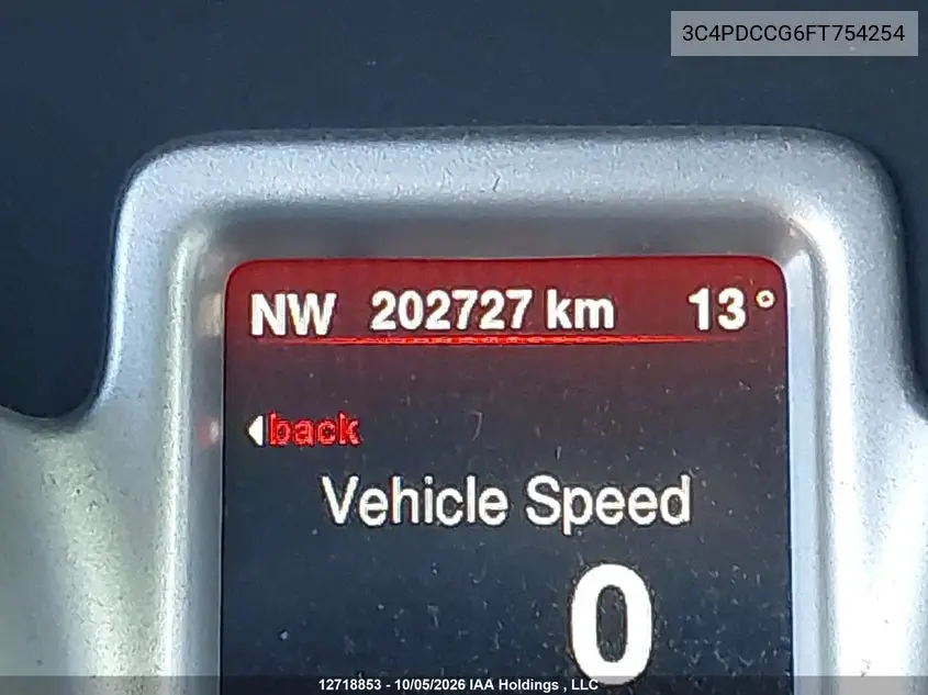 2015 DODGE JOURNEY VIN 3C4PDCCG6FT754254 — фото 15