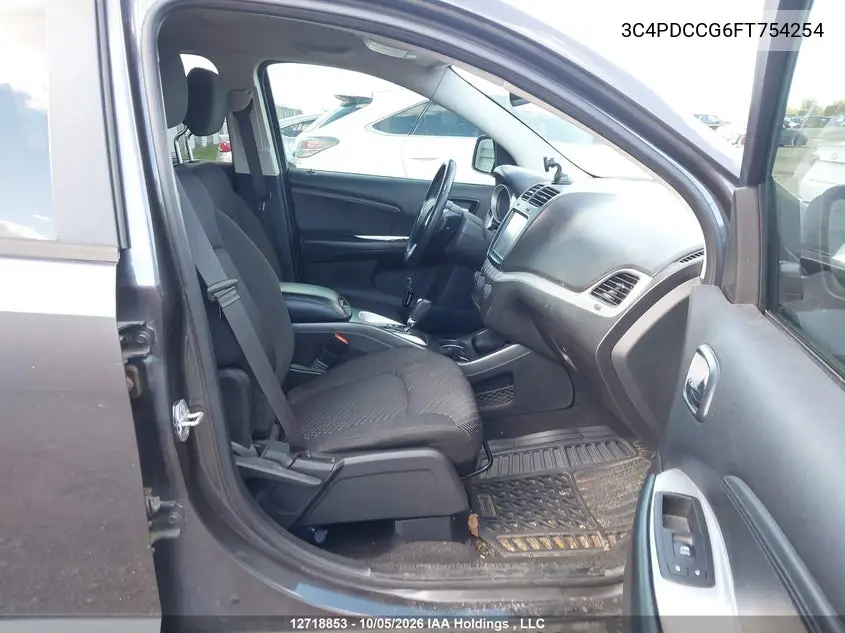 2015 DODGE JOURNEY VIN 3C4PDCCG6FT754254 — фото 5