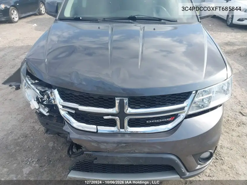 2015 DODGE JOURNEY VIN 3C4PDCCGXFT685844 — фото 10