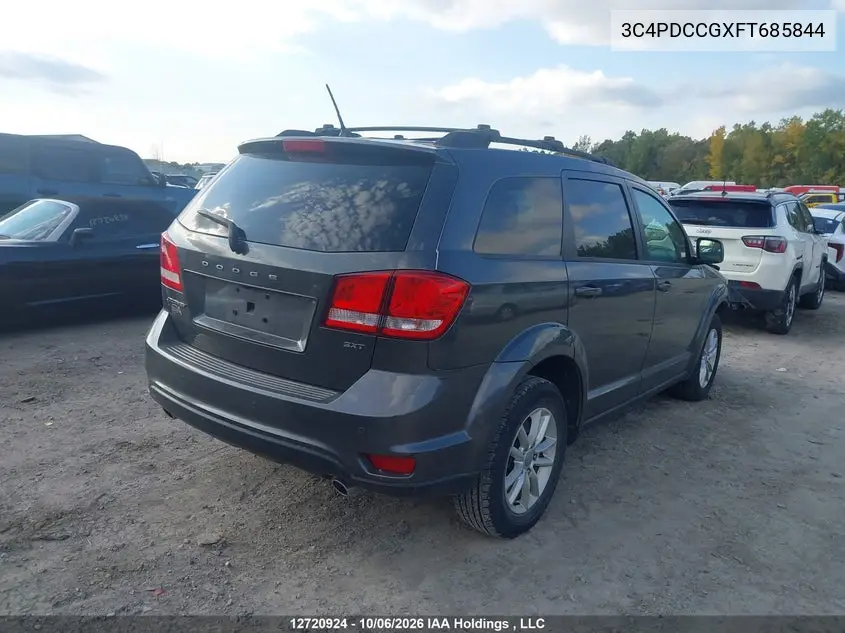 2015 DODGE JOURNEY VIN 3C4PDCCGXFT685844 — фото 4