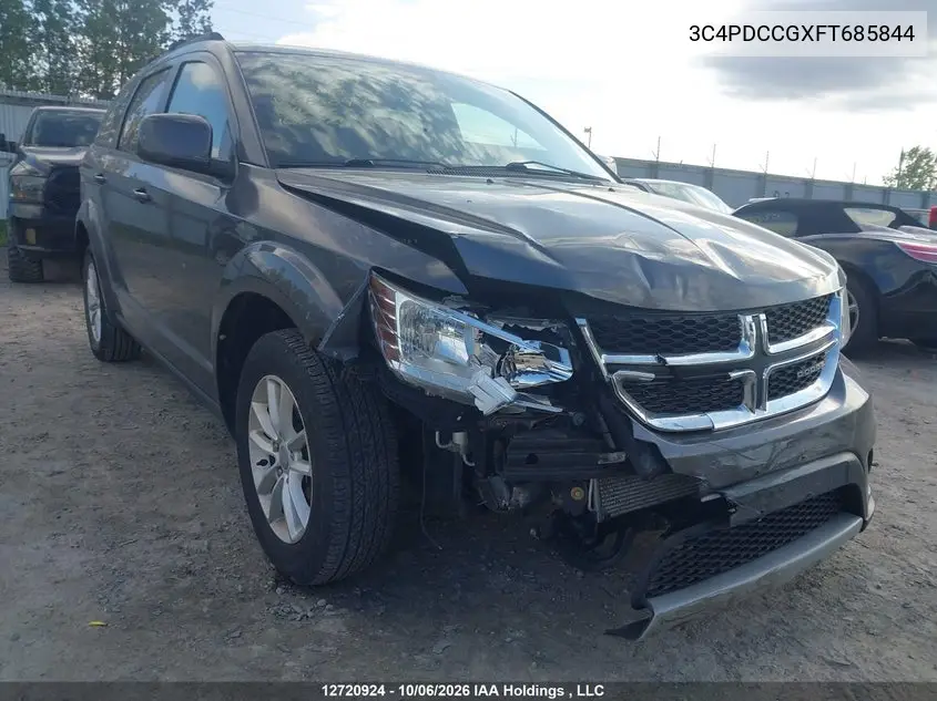 2015 DODGE JOURNEY VIN 3C4PDCCGXFT685844 — фото 6