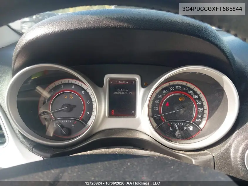2015 DODGE JOURNEY VIN 3C4PDCCGXFT685844 — фото 7