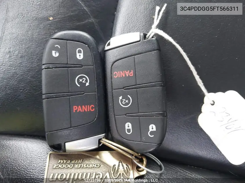 2015 DODGE JOURNEY VIN 3C4PDDGG5FT566311 — фото 11