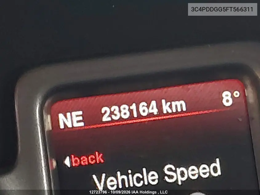 2015 DODGE JOURNEY VIN 3C4PDDGG5FT566311 — фото 15