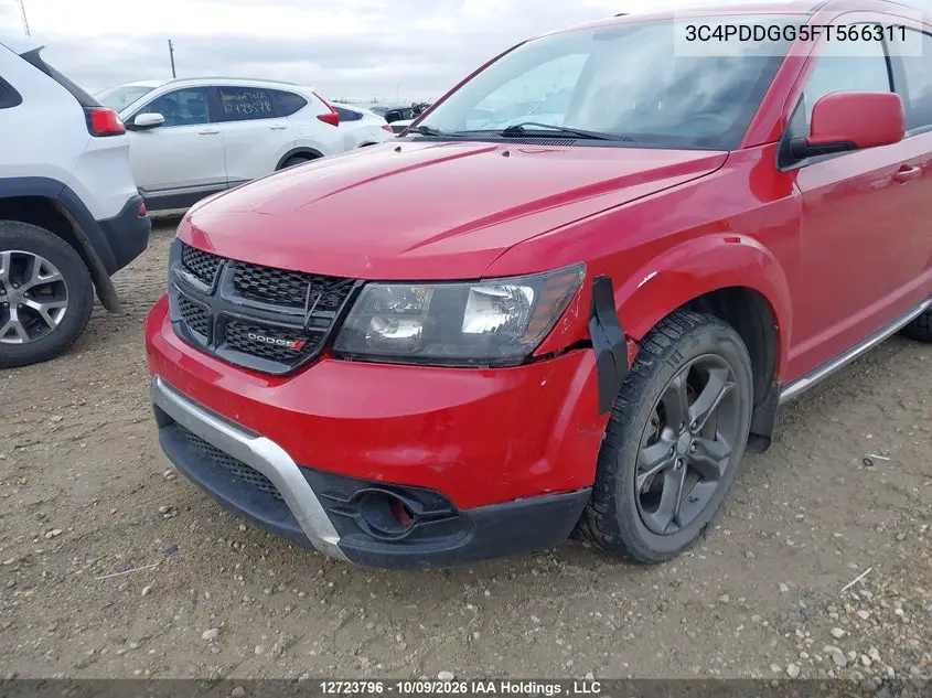 2015 DODGE JOURNEY VIN 3C4PDDGG5FT566311 — фото 6
