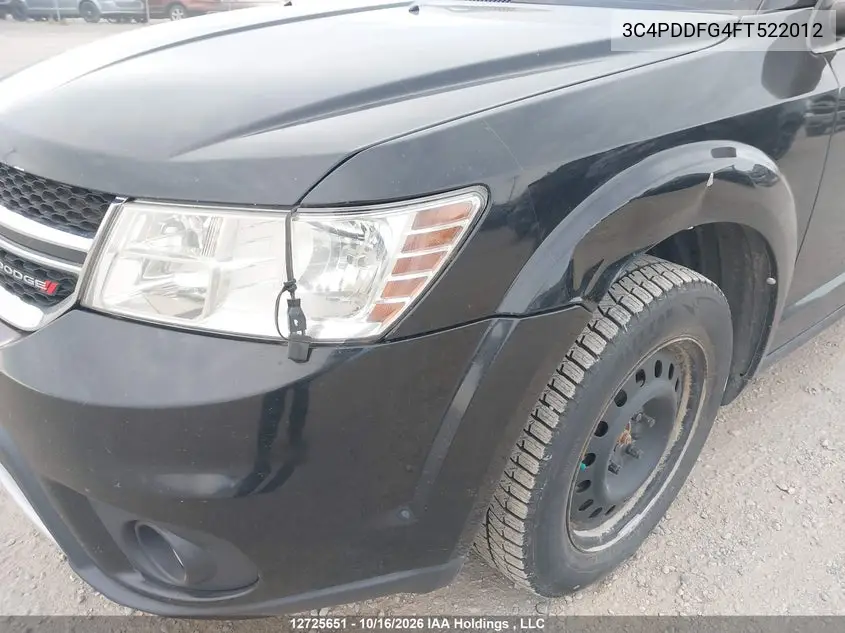2015 DODGE JOURNEY VIN 3C4PDDFG4FT522012 — фото 6