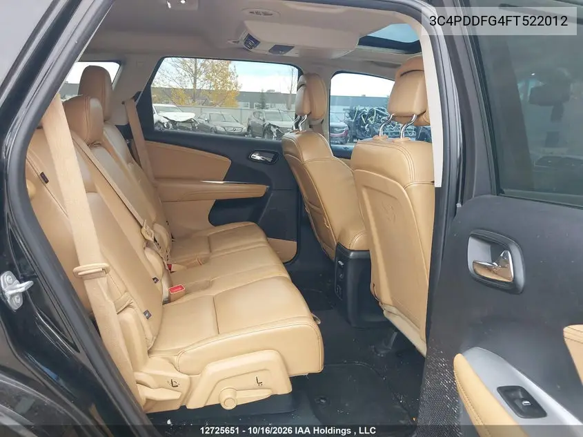 2015 DODGE JOURNEY VIN 3C4PDDFG4FT522012 — фото 8