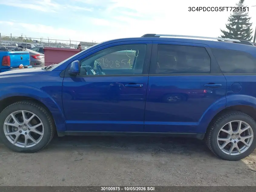 2015 DODGE JOURNEY VIN 3C4PDCCG5FT725151 — фото 14