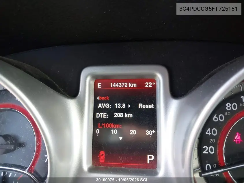 2015 DODGE JOURNEY VIN 3C4PDCCG5FT725151 — фото 15