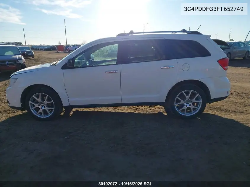 2015 DODGE JOURNEY VIN 3C4PDDFG3FT652749 — фото 15