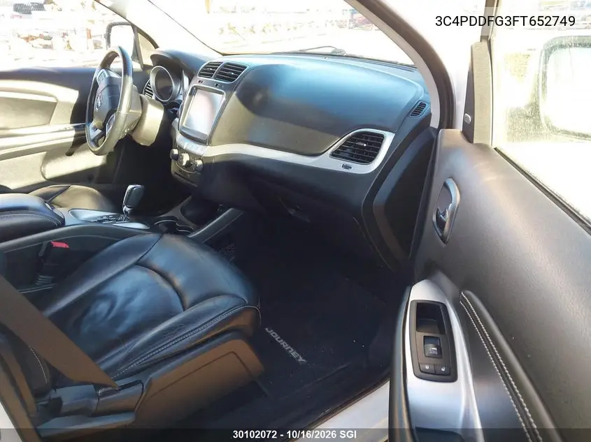 2015 DODGE JOURNEY VIN 3C4PDDFG3FT652749 — фото 5