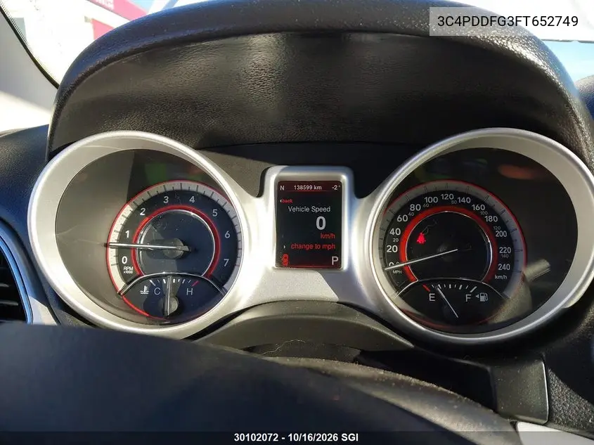 2015 DODGE JOURNEY VIN 3C4PDDFG3FT652749 — фото 7