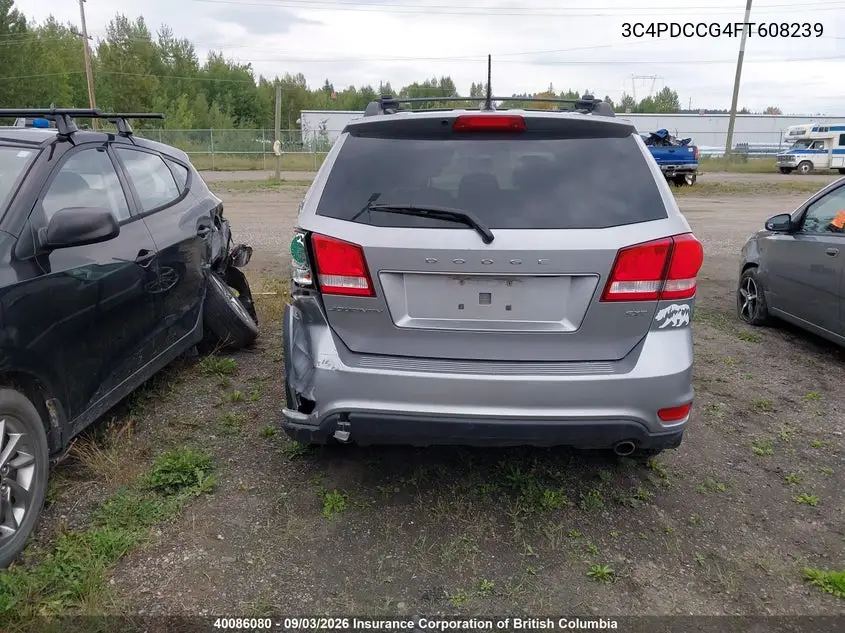 2015 DODGE JOURNEY VIN 3C4PDCCG4FT608239 — фото 17
