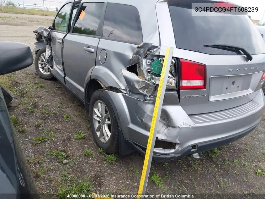 2015 DODGE JOURNEY VIN 3C4PDCCG4FT608239 — фото 23