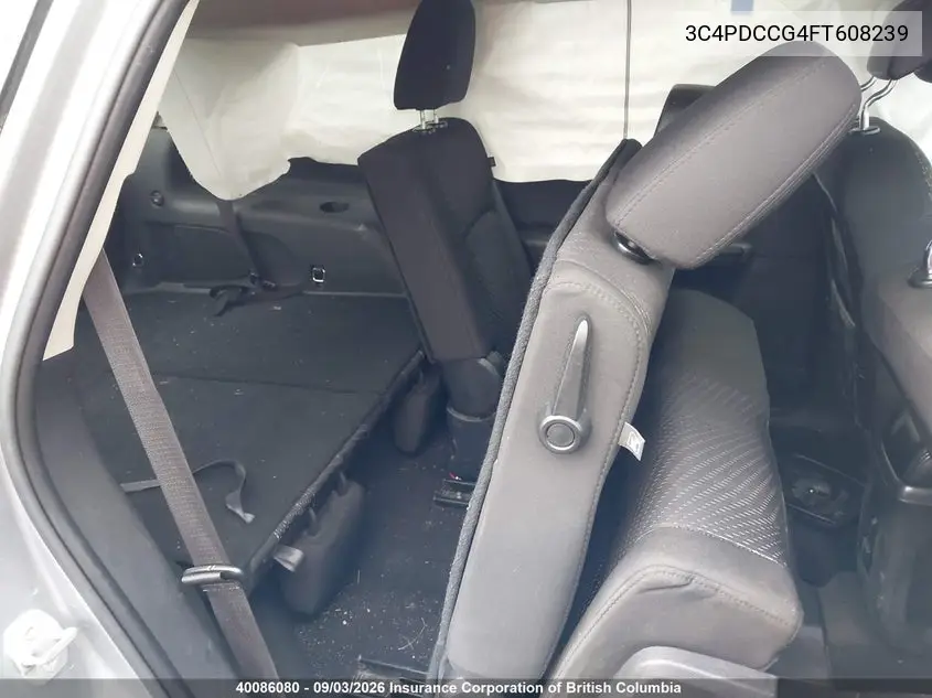 2015 DODGE JOURNEY VIN 3C4PDCCG4FT608239 — фото 8