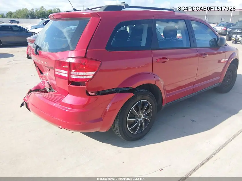 2015 DODGE JOURNEY VIN 3C4PDCAB0FT517928 — фото 4
