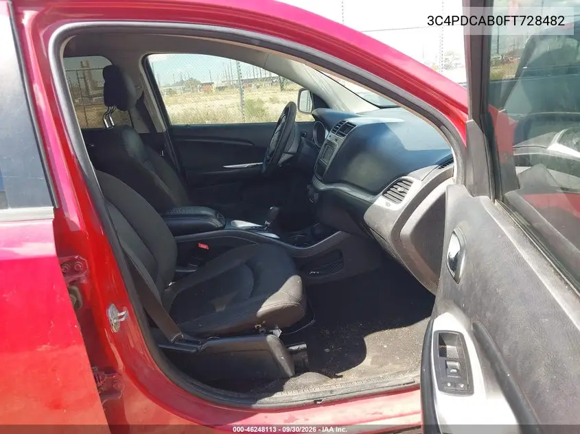 2015 DODGE JOURNEY VIN 3C4PDCAB0FT728482 — фото 5
