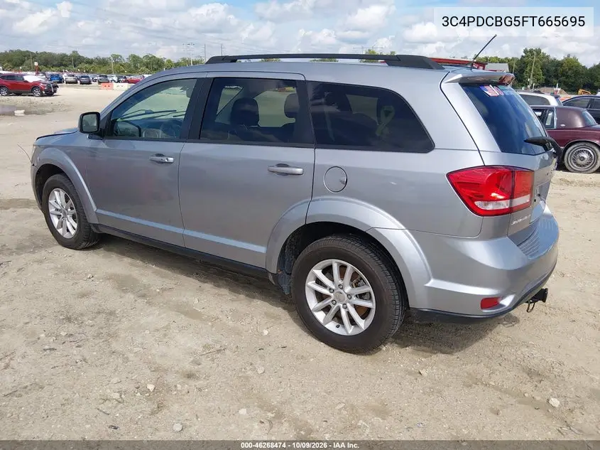 2015 DODGE JOURNEY VIN 3C4PDCBG5FT665695 — фото 3