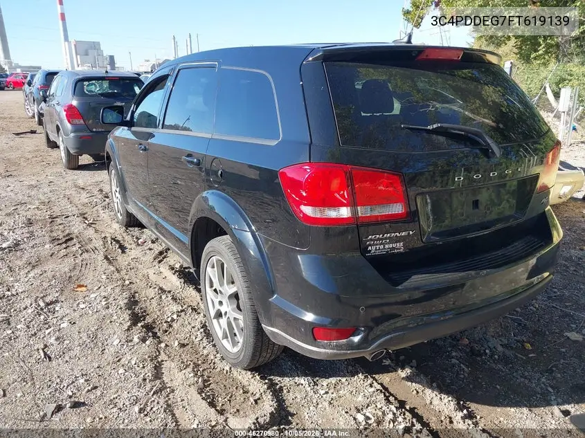 2015 DODGE JOURNEY VIN 3C4PDDEG7FT619139 — фото 3
